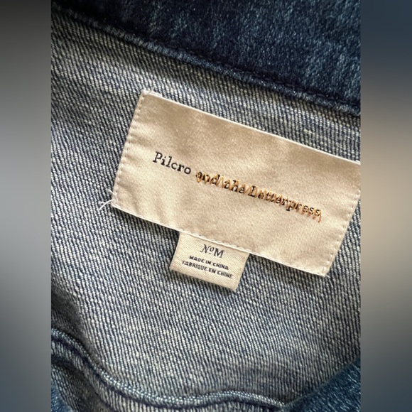 ANTHROPOLOGIE Pilcro and the letterpress sz M stretch denim. - Picture 4 of 6
